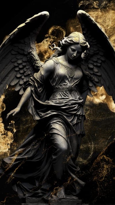 angle,statue,wings,art