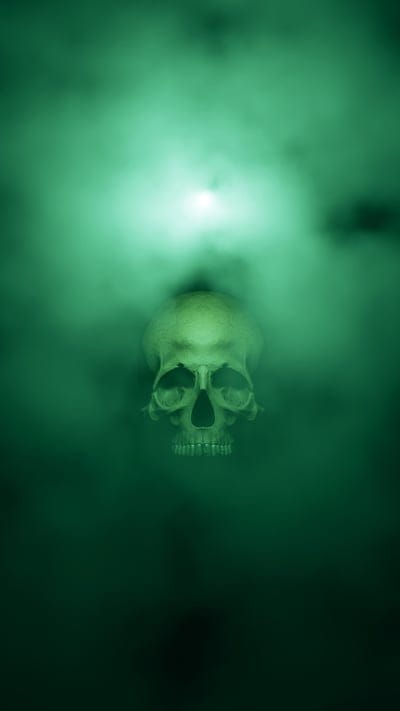 Poison Scary,Ancient,black,bone,chill,dark,darkness,dead,evil,fog,fumes,green, halloween,hell,night,oled,skull,smoke,undead