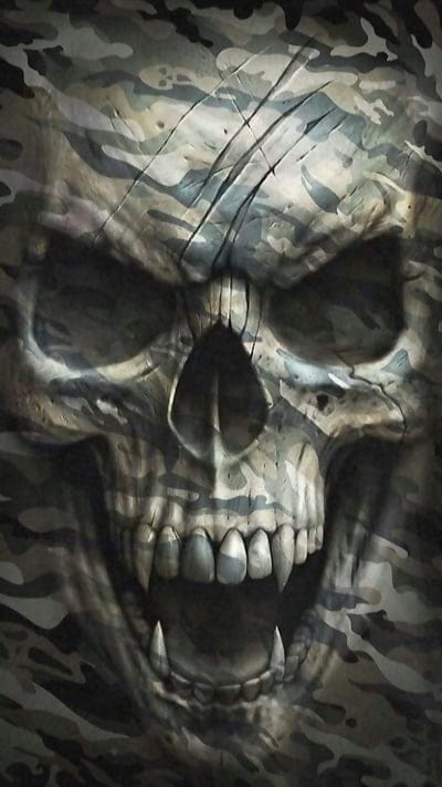 Camo skull,angry,camo,face human,scary,skull,teeth