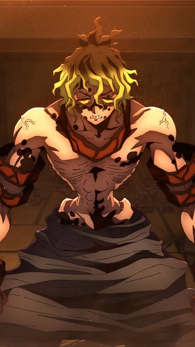 gyutaro, demon slayer, anime,demon,villain, art