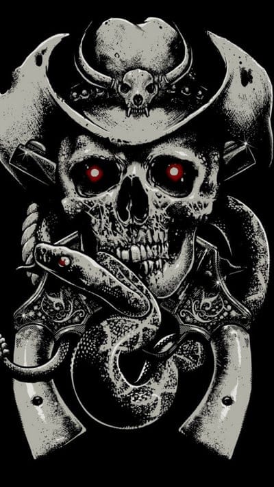 Skull Guns, fear, snake