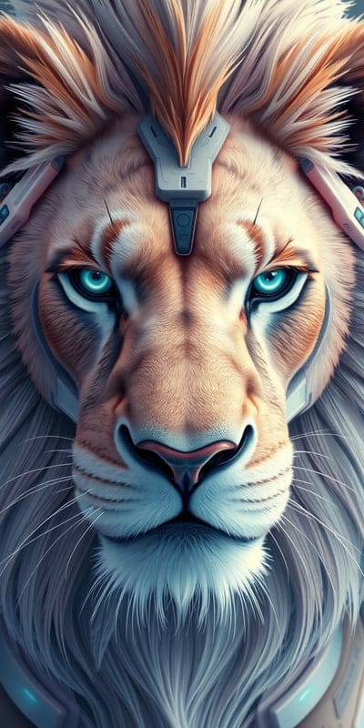 Lion,Futuristic,Sci Fi,Future,Animal,Robotic,Cool,8k wallpapers,4k wallpapers,hd backgrounds,hq wallpapers,Sci Fi Wallpapers,Animal Wallpaper,Hd Wallpapers,Majestic,Leader