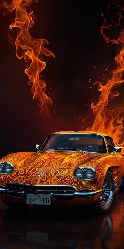 Cool,Dark,Flame,Fire,Car
