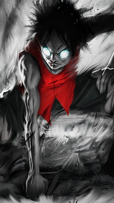 Monkey D. Luffy, luffy, gear second, one piece, anime
