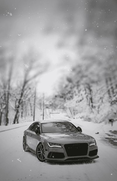 audi rs7,car,white,snow,winter,blue