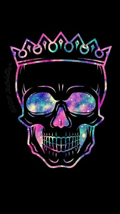 Crown Skull, colors, galaxy