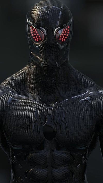 Black spiderman, super, hero, marvel, movie, film