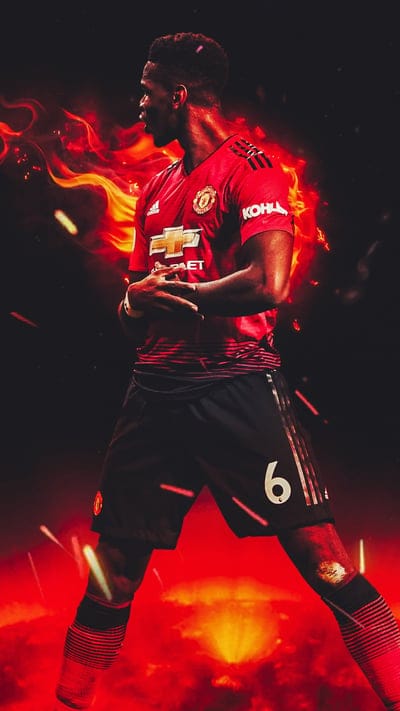 paul pogba, football player, manchester united, esports