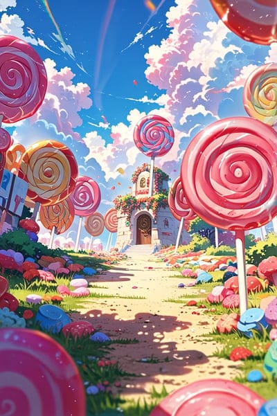 House , Candy , Pink 