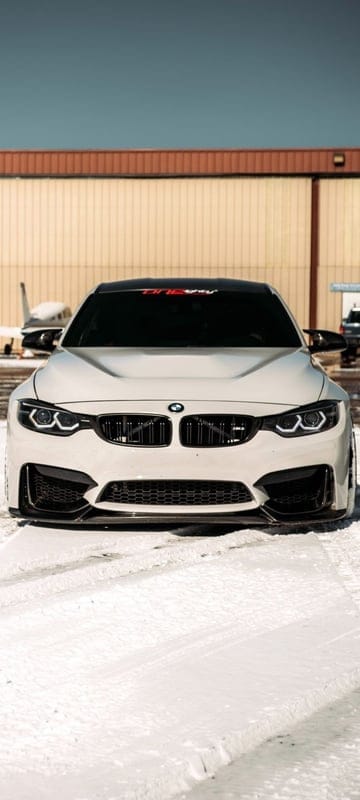 bmw,bmw m3,car,snow,winter,white