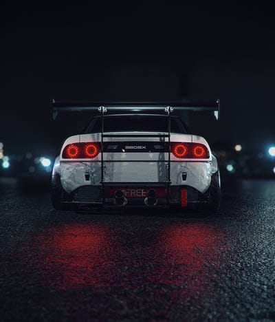 nissan,backview,whitecar,cars