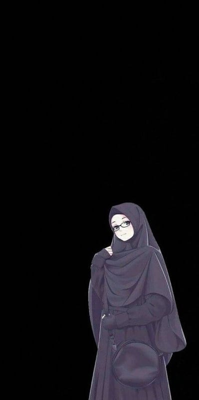 hijabigirlwearingglassesandsidebag,hijabigirlwearingglasses,hiajbiinblack,facelesshijabiinblack,hijabiingown,hijabi,girly
