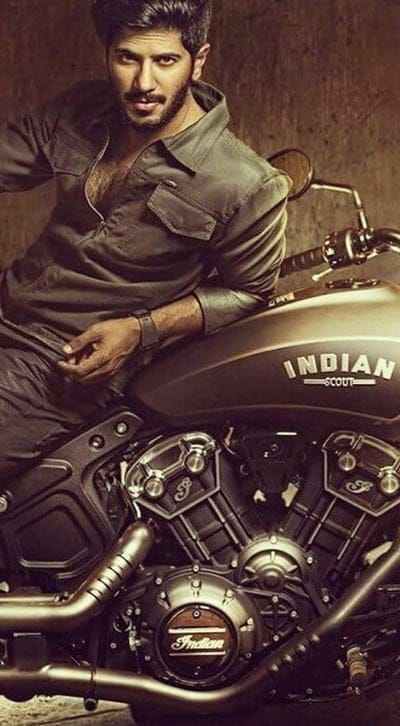 Dulquer Salman, bike, indian, scout, mobile wallpaper, android wallpaper, iPhone wallpaper, phone wallpaper