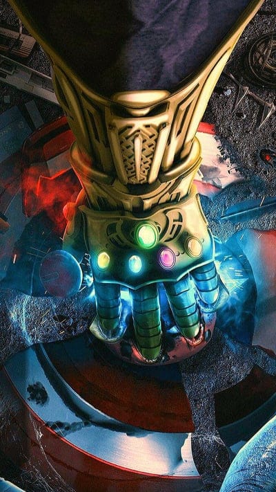 Infinity Gauntlet,avengers,black panther,captain america shield,gold, infinity war,marvel,red,thanos
