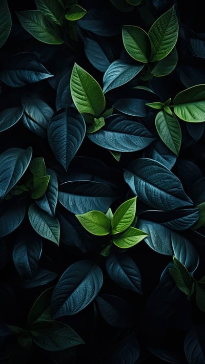 leaves,blue,green,shadows,highlights