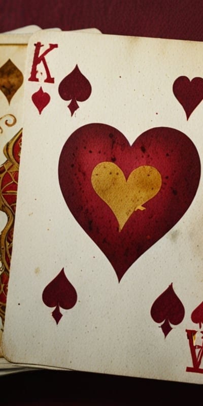 Hearts,King,Ace,Cards,Art,Wallpaper,Ai Art,Ai Wallpaper,Desktop Wallpaper,Artwork,red