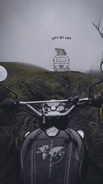 Bullet Gadi Ke, Between The Grasses, bullet wale, grasses, royal enfield, bike, mobile wallpaper, android wallpaper, iPhone wallpaper, phone wallpaper