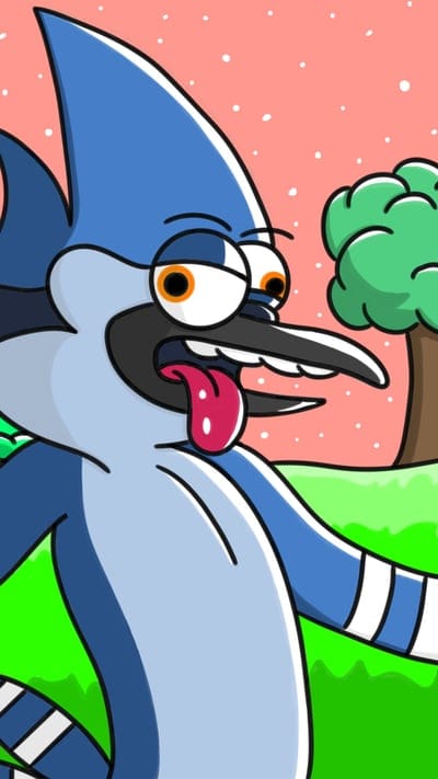 Mordecai,cartoon,crazy,mordecai and rigby,regular show