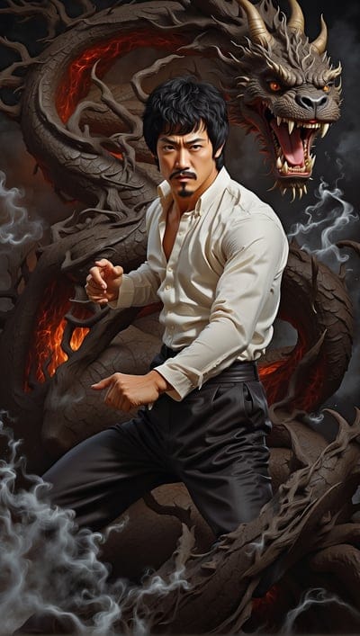 Fight,Bruce Lee,Dragon,Ancient,Cool