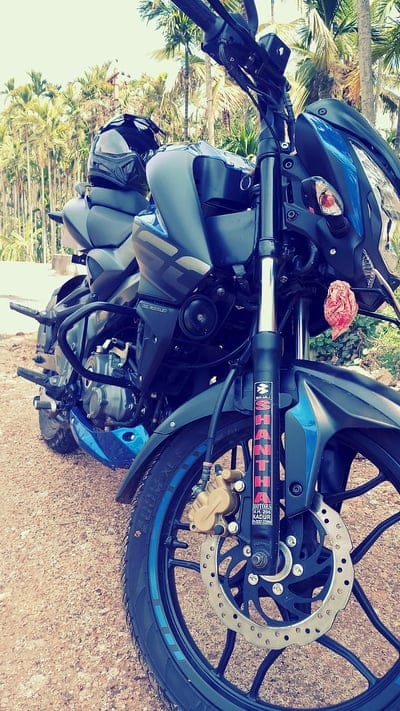 Pulsar ns160 blue, bike, my bike, mobile wallpaper, android wallpaper, iPhone wallpaper, phone wallpaper