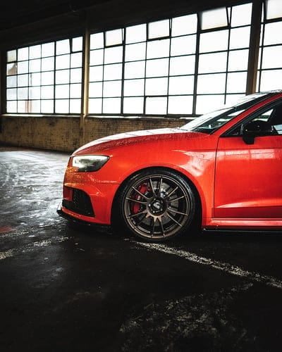 car, red, wet, wheel, side view, mobile wallpaper, android wallpaper, iPhone wallpaper, phone wallpaper