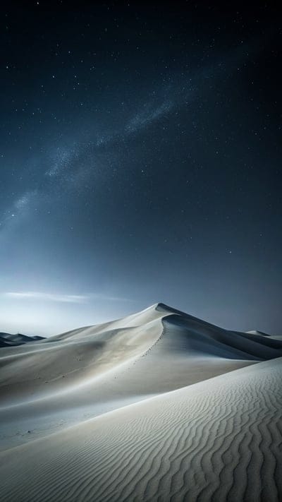 desert,bunes,sand,starry sky,stars,night