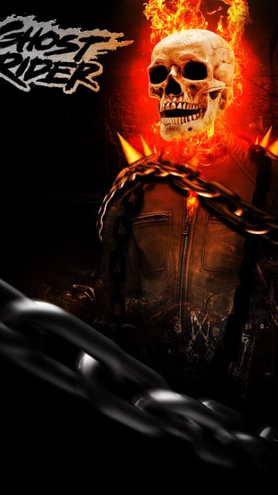 Ghost rider,skull