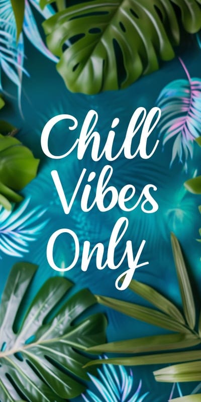 vibes,inscription,words,leaves,positive