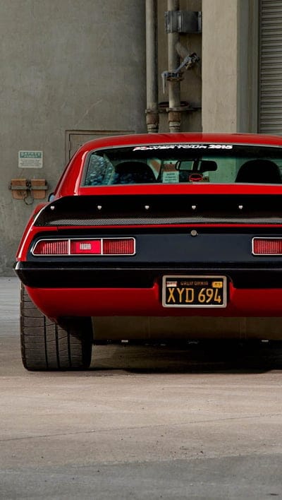 Chevy Chevrolet, car, muscle, red, mobile wallpaper, android wallpaper, iPhone wallpaper, phone wallpaper