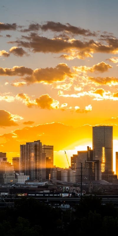 Sunset, Cityscape, Silhouette, Urban, Golden Hour, Sky, Clouds, Buildings, Modern, Landscape, Orange, Vibrant, Metropolitan, Horizon, Architectural, Dramatic, Dusk, Glow, City, Light