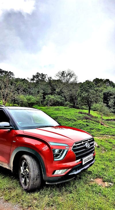 Creta Turbo 2020, carros, muscle, red car, sport, suv, mobile wallpaper, android wallpaper, iPhone wallpaper, phone wallpaper