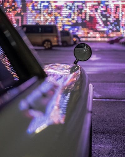 car, mirror, neon, road, mobile wallpaper, android wallpaper, iPhone wallpaper, phone wallpaper