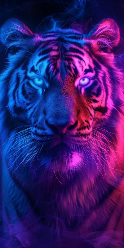 tiger,predator,animal,big cat,smoke