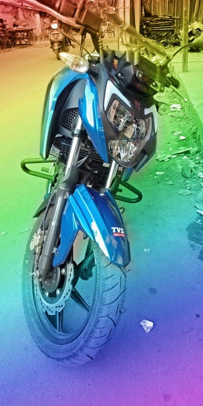 TVS APACHE 2020 4V, bike, monster, motorcycle, night, sushant, tvs, vicky, mobile wallpaper, android wallpaper, iPhone wallpaper, phone wallpaper
