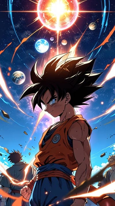 Cool,Anime Wallpaper,Wallpaper,Ai Art,Dragon Ball Z,DBZ,Dragon Ball Z Wallpaper,DBZ Wallpaper,Spirit Bomb,Goku