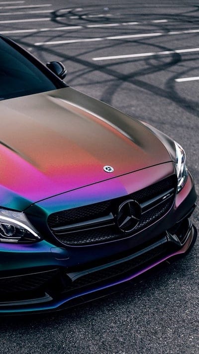 Flip AMG C63, mercedes, purple, car, supercar sports, america, new, mobile wallpaper, android wallpaper, iPhone wallpaper, phone wallpaper