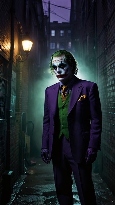 Joker,Cool,Dark,Alleyway