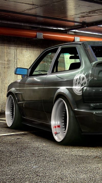 Golf, car, tuned, volkswagen, mobile wallpaper, android wallpaper, iPhone wallpaper, phone wallpaper